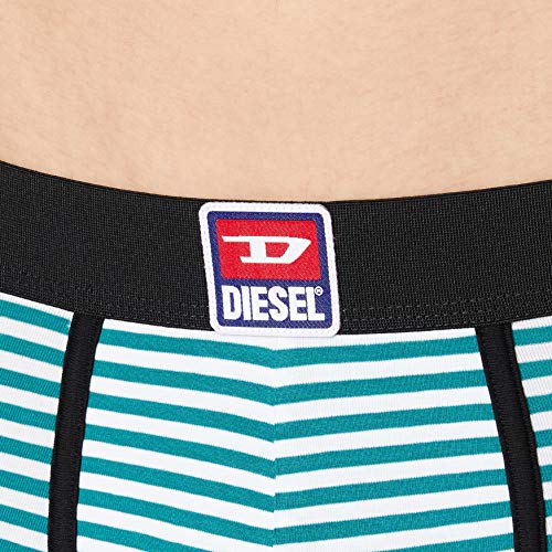 Diesel UMBX-DAMIENTHREEPACK, Calzoncillo para Hombre, Multicolor (Bright White/Black/Harbor Blue E4968/0aaxx), L, Pack de 3