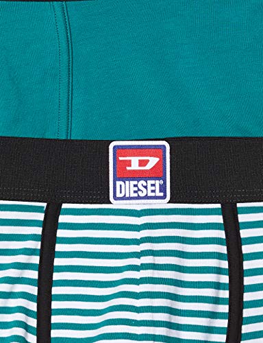 Diesel UMBX-DAMIENTHREEPACK, Calzoncillo para Hombre, Multicolor (Bright White/Black/Harbor Blue E4968/0aaxx), L, Pack de 3