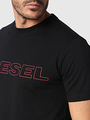 Diesel UMLT-JAKE, Camiseta para Hombre, Negro (Black 900/0darx), M
