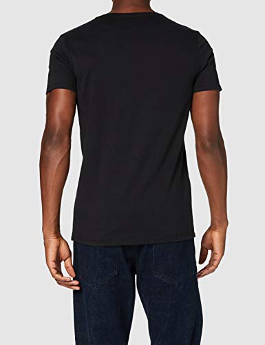 Diesel UMTEE-JAKE-VTHREEPAC, Camiseta para Hombre, Negro (Black 900/0aalw), M, Pack de 3