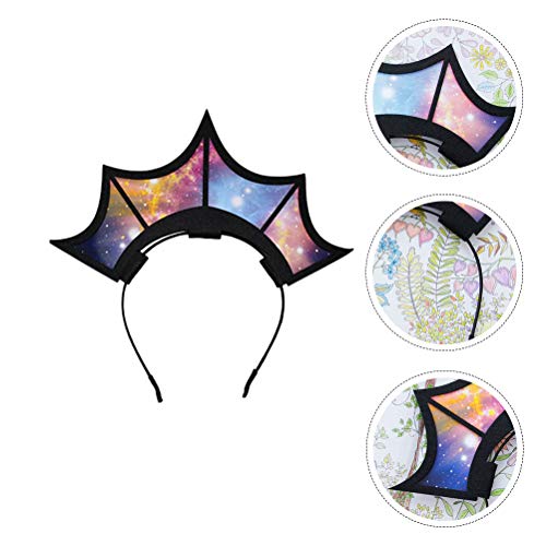 Diez mil navidad cielo estrellado corona aro de pelo