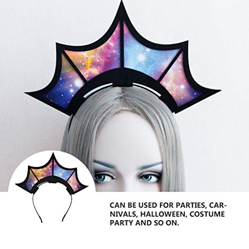 Diez mil navidad cielo estrellado corona aro de pelo