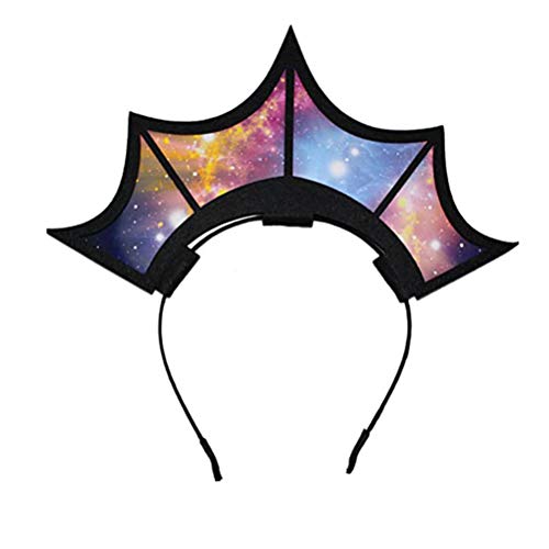 Diez mil navidad cielo estrellado corona aro de pelo