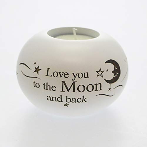 Dijo con sentimiento por Arora Design - Love You to the Moon and Back - Portavelas de té