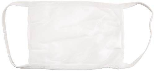 DIM - Mascarilla (Cotton Face Masks), Color Blanco, Talla Unica Unisex Adulto, (5-Pack)