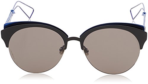 Dior DIORAMACLUB 2K G5V Gafas de Sol, Azul (Mttblck Bluette/Grey Ar), 55 para Mujer