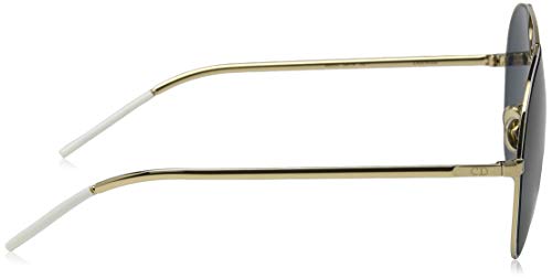 Dior DIORASTRAL KU B4E Gafas de Sol, Blanco (White Gold/Blue Blue), 59 para Mujer