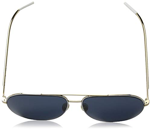 Dior DIORASTRAL KU B4E Gafas de Sol, Blanco (White Gold/Blue Blue), 59 para Mujer
