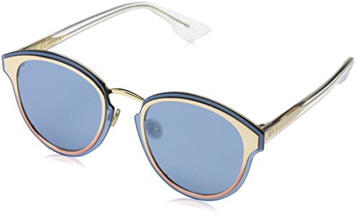 Dior DIORNIGHTFALL 2A 35J Gafas de sol, Rosa (Pink/Blue Grey Speckled Ar), 65 para Mujer