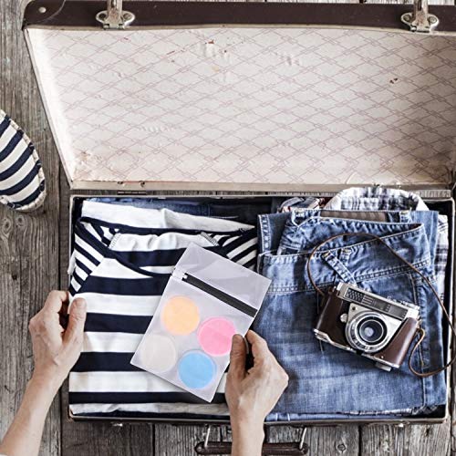 Discos Desmaquillantes Reutilizables, Aiemok 16 Discos Orgánico Almohadillas Desmaquillantes Ecológicas Con Bolsa de Lavado y Diadema, Hechos en Fibra de Bambú, Aptos Para Todo Tipo de Pieles y Bebés