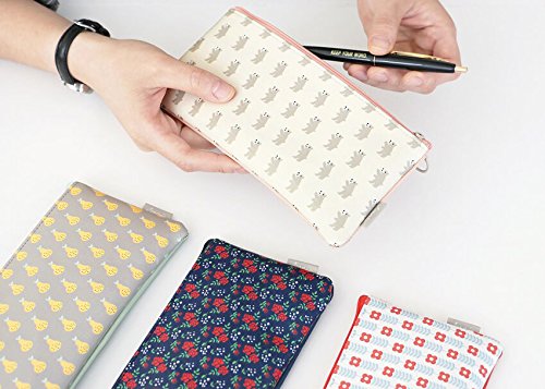 Diseño icónico patrón Pencil Case, color Cherry Blossom