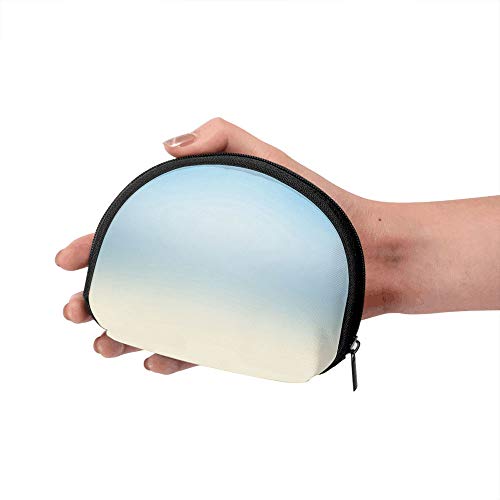 Diseño Web Abstracto Borroso Mujeres Niñas Concha Cosmética Maquillaje Bolsa de Almacenamiento Monedas de Compras al Aire Libre Monedero Organizador