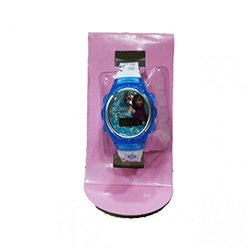 Disney Frozen- Set con reloj de pulsera y hucha metal, unica (Kids Euroswan WD16722)