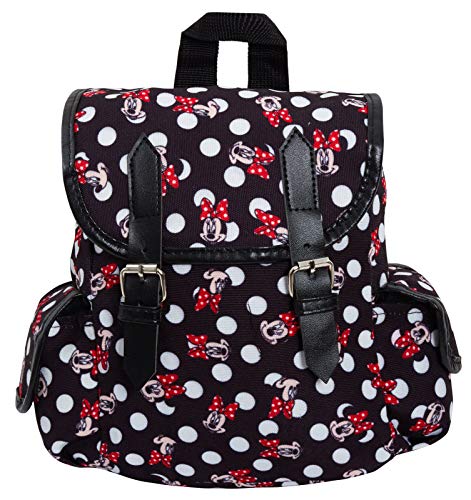Disney Minnie Mouse Mochila de lujo para mujer y niñas y niños mochila de escuela Roxy bolsa minnie mouse Talla única