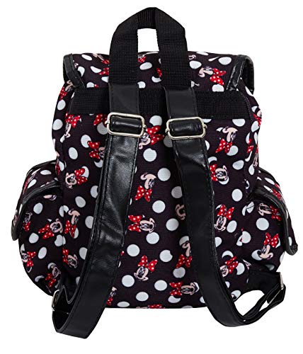 Disney Minnie Mouse Mochila de lujo para mujer y niñas y niños mochila de escuela Roxy bolsa minnie mouse Talla única