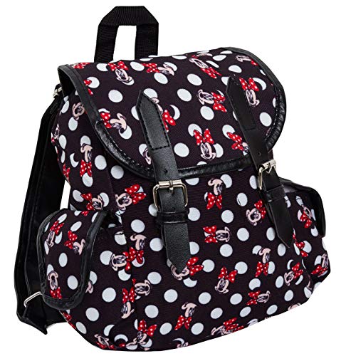 Disney Minnie Mouse Mochila de lujo para mujer y niñas y niños mochila de escuela Roxy bolsa minnie mouse Talla única