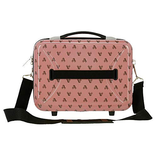 Disney Neceser ABS Mickey The Blogger Adaptable, Color Rosa, 29 x 21 x 15 cm