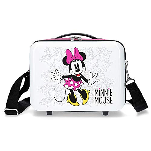 Disney Neceser de viaje, 29 cm, 9.14 litros Enjoy The Day, color Rosa
