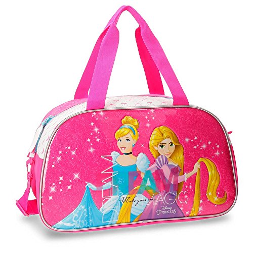 Disney Princess Bolsa de Viaje, 44 cm, 24.2 litros, Rosa