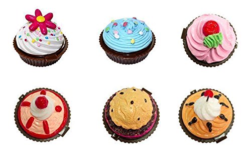 DISOK - Bálsamos Labiales Pastelito (PRECIO UNITARIO) - Detalles Originales Invitados, Brillos de Labios, Lipgloss, Bálsamos Labiales Baratos Bodas Cupcake, Brillos de labios con forma de helados