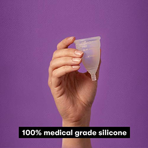 DivaCup Copa Menstrual, Para Aquellas De 19 A 30 Años De Edad Con Flujo Menstrual Medio, Modelo 1