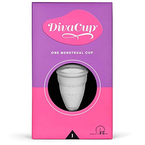 DivaCup Copa Menstrual, Para Aquellas De 19 A 30 Años De Edad Con Flujo Menstrual Medio, Modelo 1