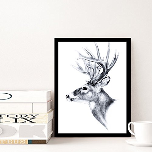 DIYthinker Inghilterra UK London Eye Bridge Tower BLU Semplice Cornice Stampe Dipinti dirigono la Decalcomania Della parete del Regalo Medium Nero