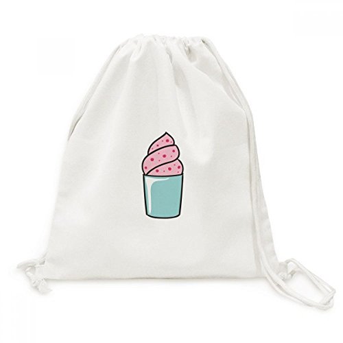 DIYthinker Rosada del Viaje de la Taza Dulce Helado Lienzo morral del Lazo Bolsas de la Compra