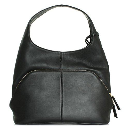 DKNY Chloe Negro Bolso Hobo Black Leather
