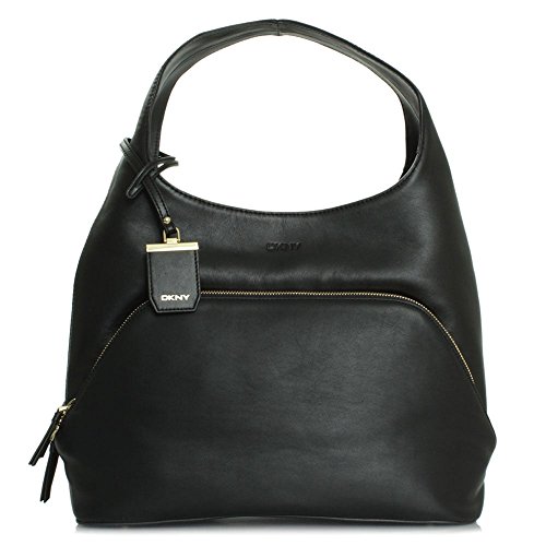 DKNY Chloe Negro Bolso Hobo Black Leather