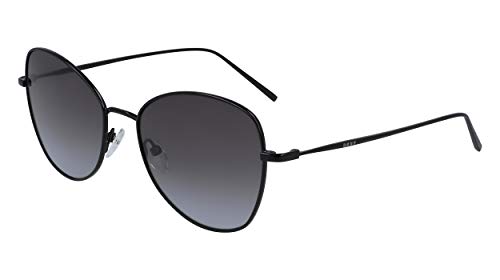 DKNY DK104S Gafas de sol, Black, 55 MM, 18 MM, 135 MM para Mujer