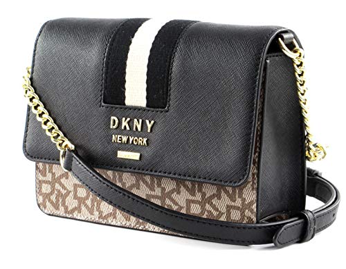 DKNY Liza Shoulder Flap S/M Chino/Black
