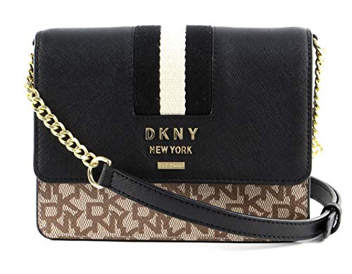 DKNY Liza Shoulder Flap S/M Chino/Black