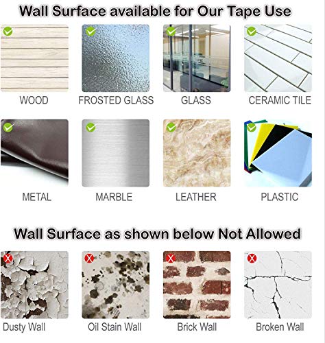 DLOPK Cinta de doble cara Lavable multifuncional(19.6ft/6M) Nano Tape, Adhesivo antideslizante,Reutilizable Transparente Traceless Grip Tape para Pared,Cocina, Alfombra,Llaves,Fijación de Fotos