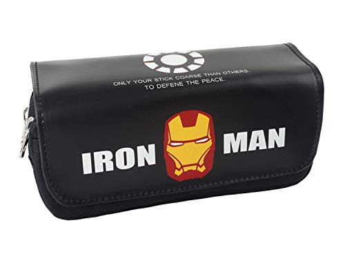 Dmarvel Comics Superman Pen Lápiz Bolso Monedero Avengers Iron Man Capitán Batman Bolsas De Cosméticos Estuches A