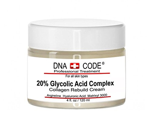 DNA Code- 20% Glycolic Acid Complex Collagen Reubild Cream w/ Argireline,Matrixyl 3000, CoQ10 by DNA CODE Skin Care