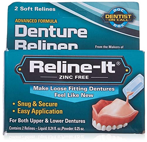 D.O.C. Reline It, Denture Reliner, Zinc Free, 1 unidad