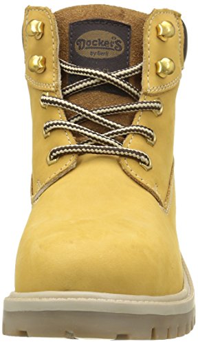 Dockers by Gerli 35fn699-300910 - botas y botines de tacón bajo Unisex adulto, Amarillo - Gelb (GOLDEN Tan 910), EU 44