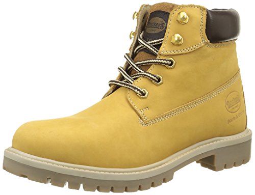 Dockers by Gerli 35fn699-300910 - botas y botines de tacón bajo Unisex adulto, Amarillo - Gelb (GOLDEN Tan 910), EU 44