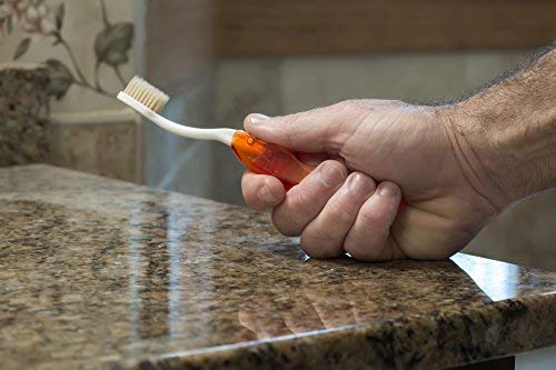 Doctor Plotka's Mouthwatchers Cepillo de dientes de viaje, color plateado, 2 unidades