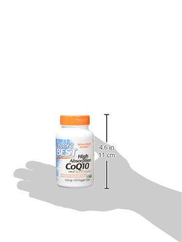 Doctor's Best Coq10 De Alta Absorción Con Bioperine, 100Mg - 120 Vcaps 120 Unidades 100 g