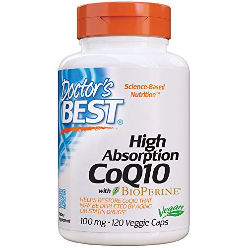 Doctor's Best Coq10 De Alta Absorción Con Bioperine, 100Mg - 120 Vcaps 120 Unidades 100 g