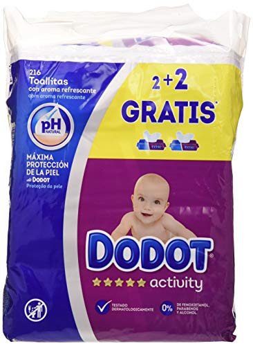 Dodot Activity Toallitas, 648 toallitas