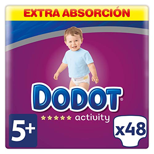 Dodot - Pañales Activity Extra t-5, 12 a 17 kg, 48 unidades
