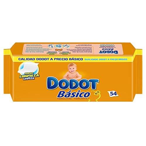 Dodot - Toallitas básico recambio 54 unidades - Pack de 6 (Total 324 unidades)