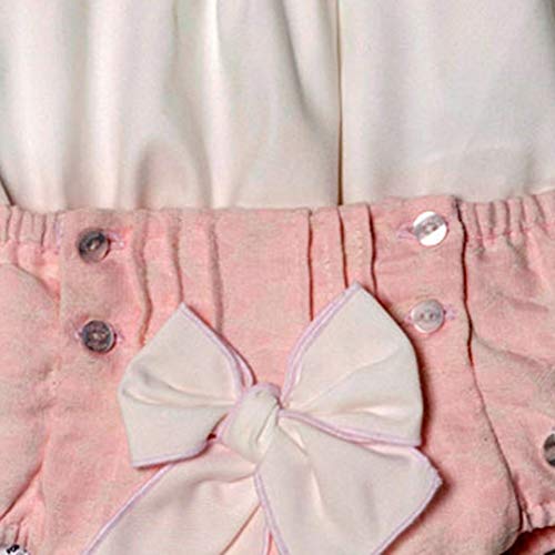 DOLCE PETIT - Blusa Braguita bebé-niños Color: Rosa Talla: 12M