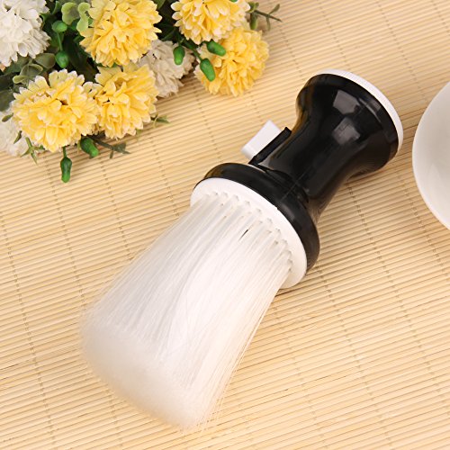 domybest profesional cepillo suave peluquería corte de pelo cuello plumero cepillo