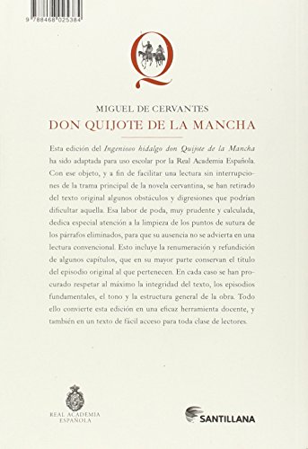 Don Quijote de la Mancha: Edición de la RAE, adaptada por Arturo Pérez-Reverte (0)