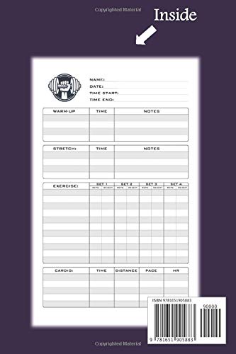 DON'T LET SOMEONE WHO GAVE UP ON THEIR DREAMS TALK YOU OUT OF YOURS.: Fitness & Diet Daily Fitness Sheets Gym Physical Activity Training Diary Journal, Bodybuilding EXERCISE NOTEBOOK GIFT