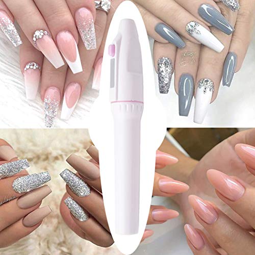 Dorakitten Kit de Manicura Eléctrico, Torno para Uñas 5 en 1Kit Uñas de Gel Limas para Uñas Manicura Eléctrica Manillar